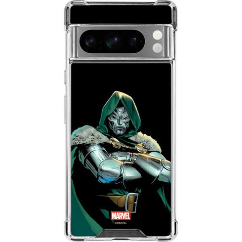 Marvel Dr. Doom Google Pixel 8 Pro Clear Case